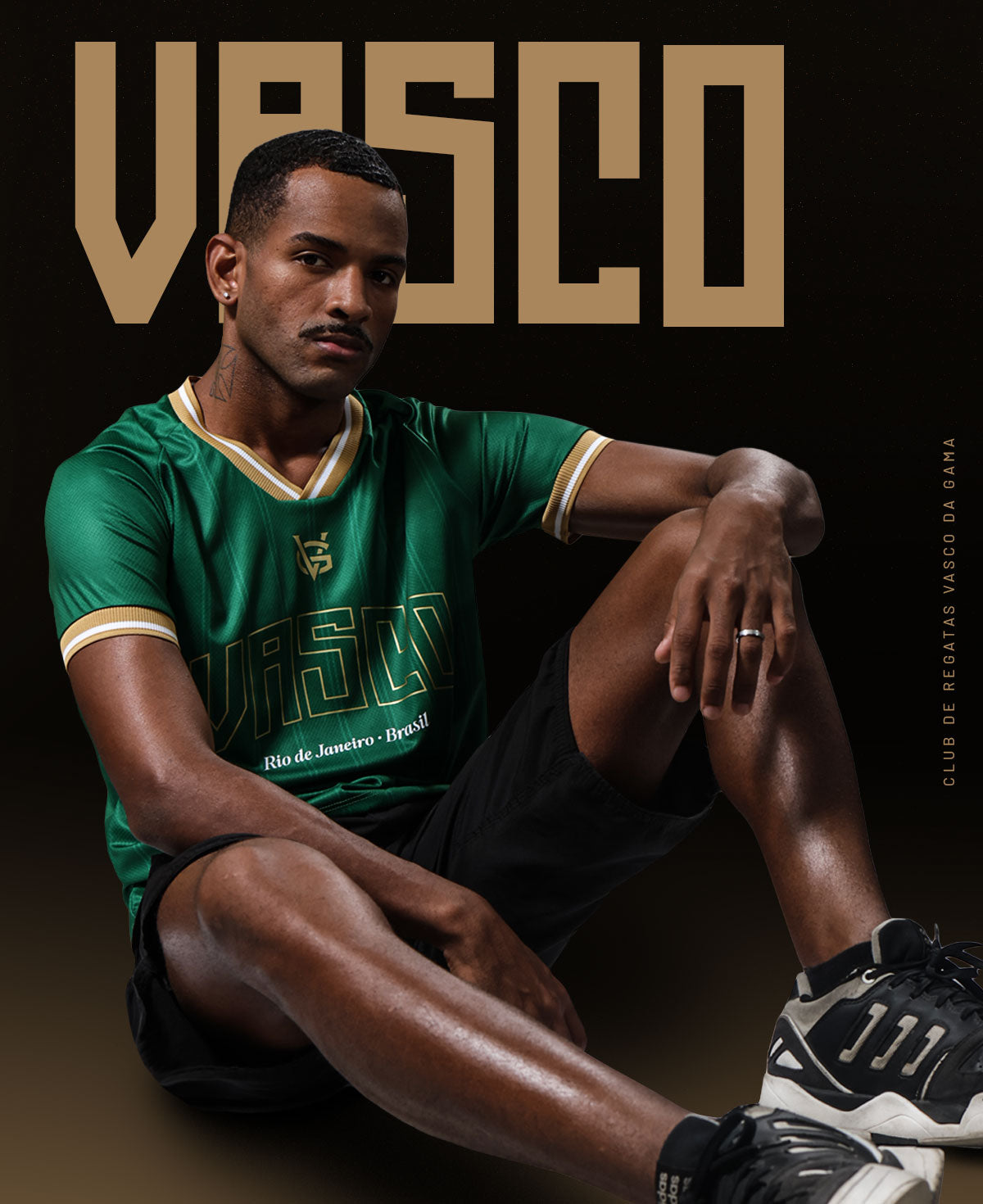 Blusa Vasco Brasil Louro da Colina Feminina