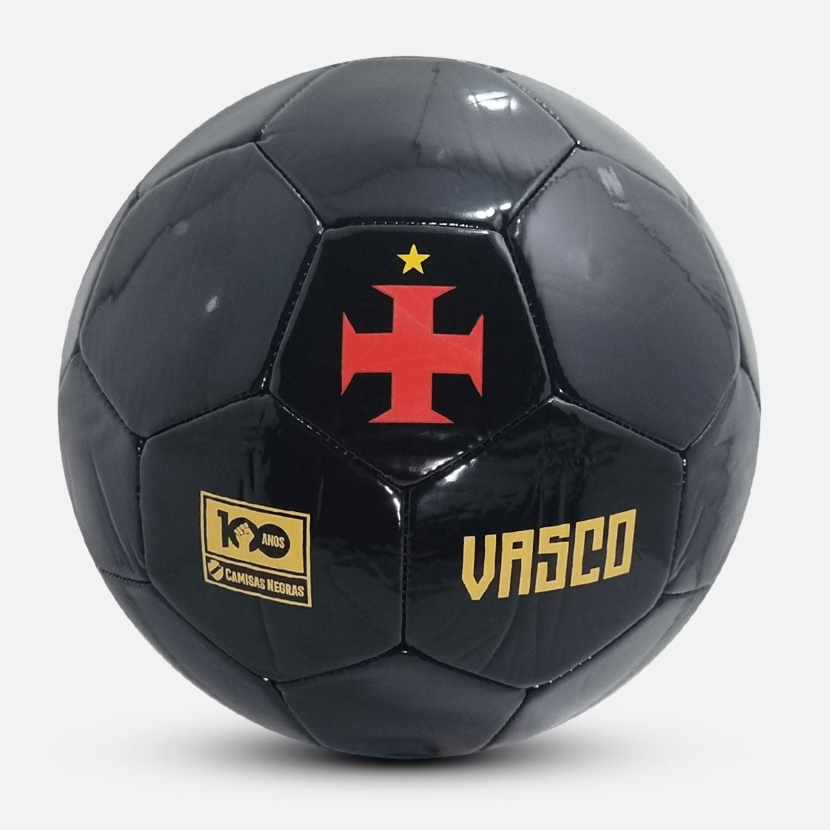 Bola de Futebol de Campo Vasco Camisas Negras Preta