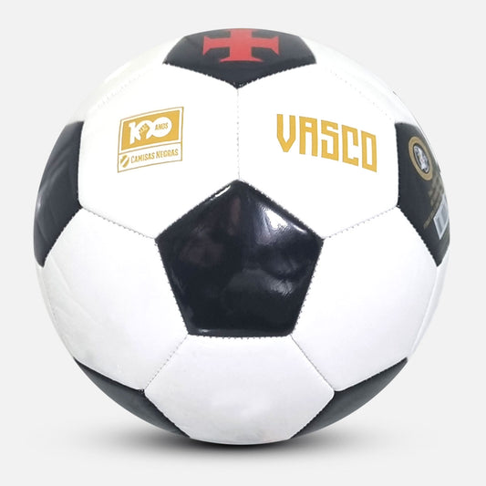 Bola de Futebol de Campo Vasco Camisas Negras Branca