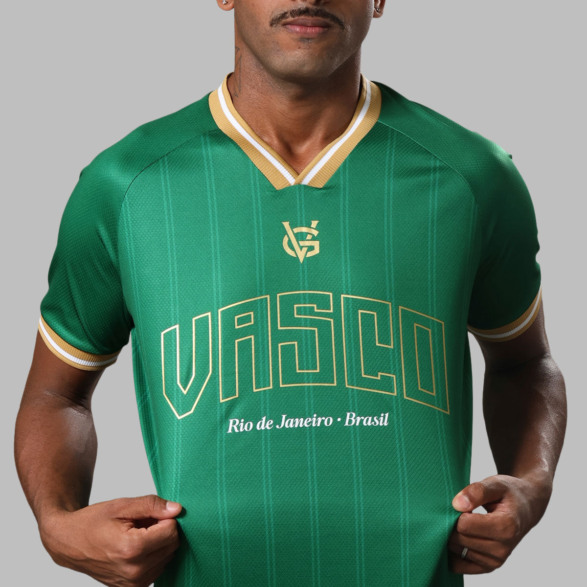 Camisa Vasco Brasil Louro da Colina Masculina Verde