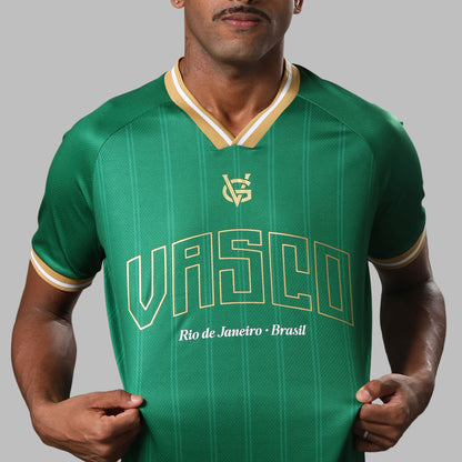 Camisa Vasco Brasil Louro da Colina Masculina Verde
