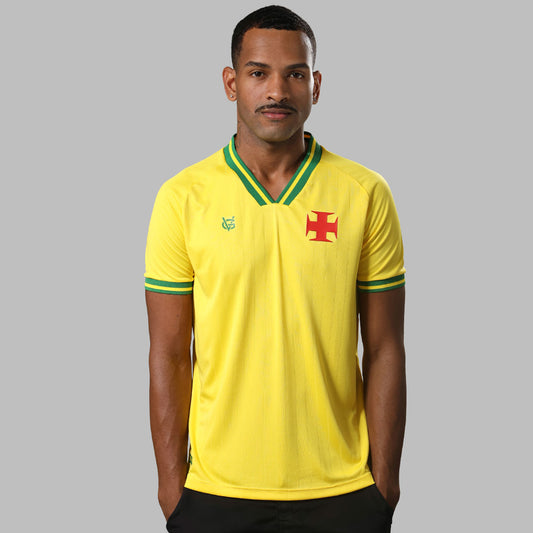 Camisa Vasco Brasil Canaria da Colina Masculina