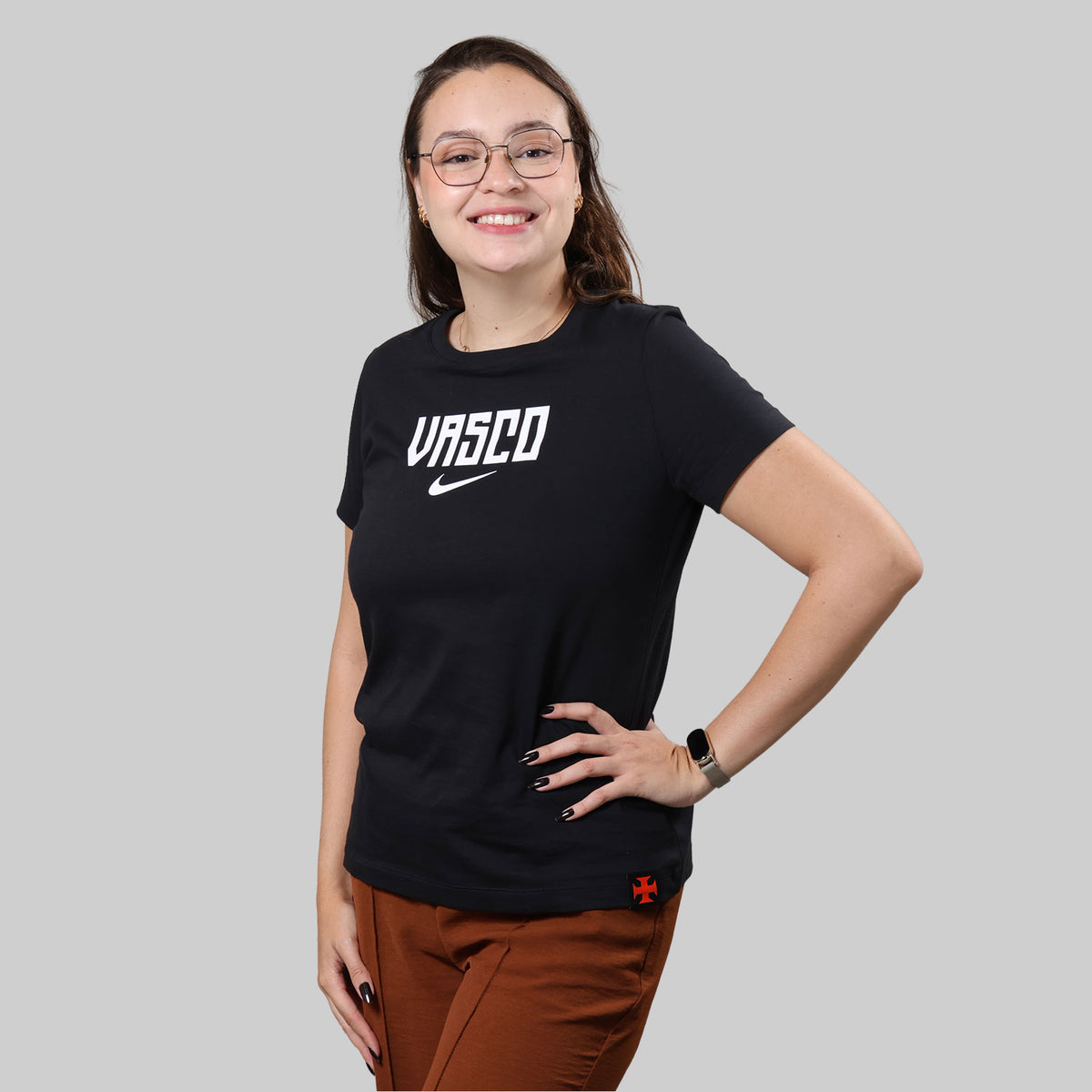 Camisa Vasco Nike Verbiage Feminina