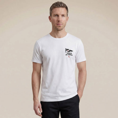Camisa Vasco Reserva Bandeira Masculina Branca