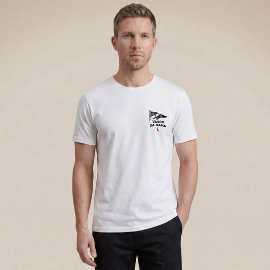 Camisa Vasco Reserva Bandeira Masculina Branca