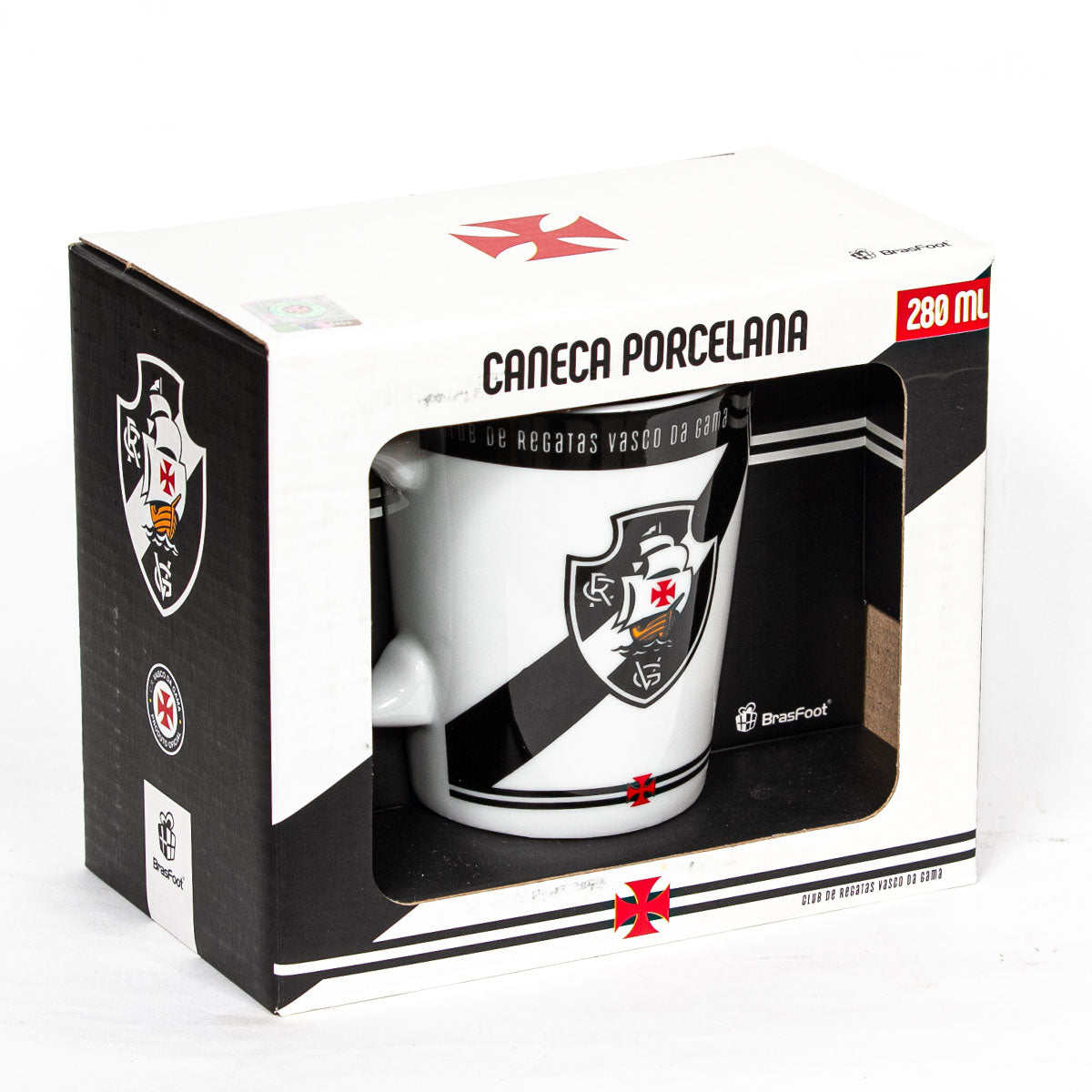 Caneca Porcelana Vasco Premium 260ml