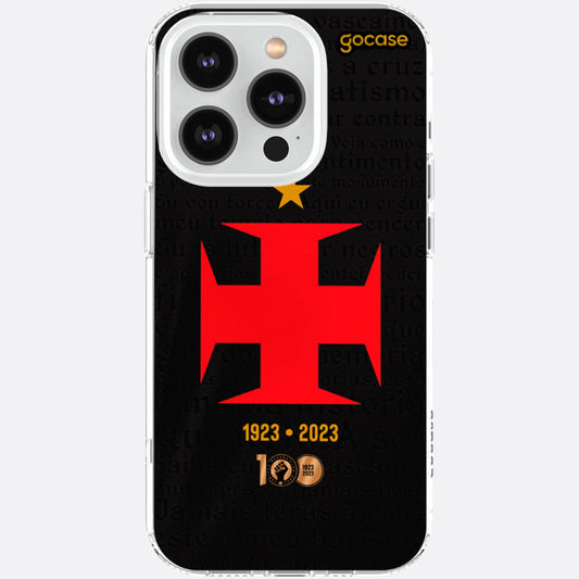 Capa para Celular Slim Air Vasco Camisas Negras iPhone 14 Pro