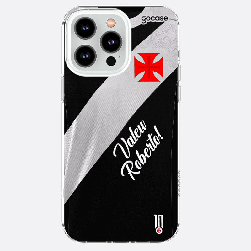 Capa para Celular Slim Air Vasco Uniforme I Valeu Roberto iPhone 14 Pro