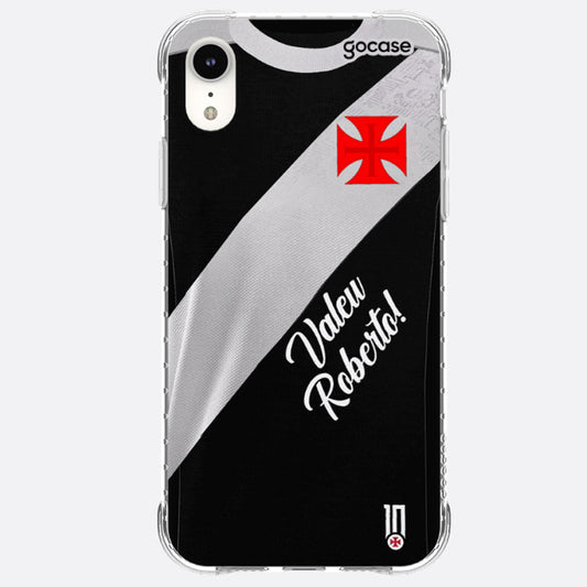 Capa para Celular Vasco Uniforme I Valeu Roberto iPhone XR