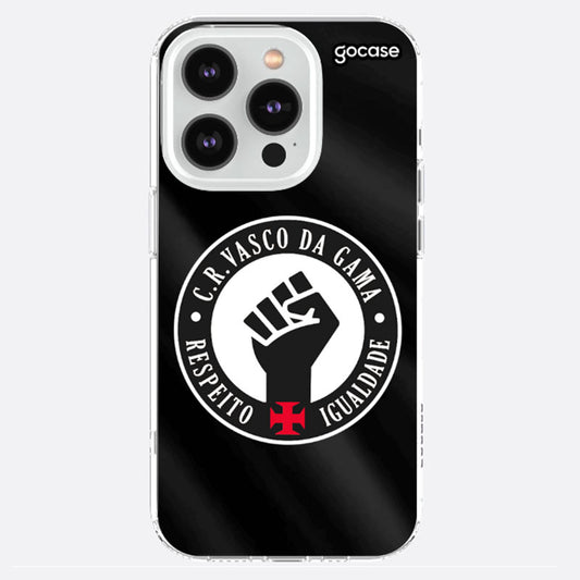 Capa para Celular Slim Air Vasco Respeito e Igualdade iPhone 14 Pro