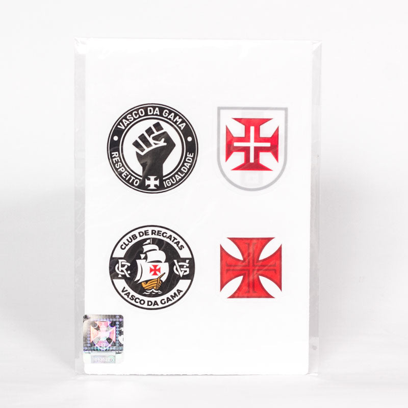 Cartela de Adesivos Vasco