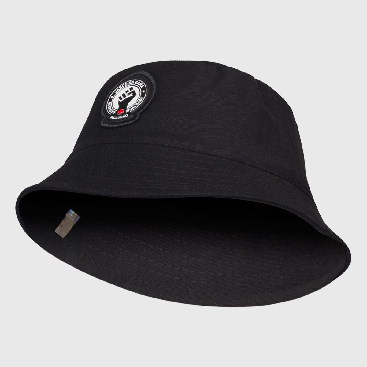 Chapéu Bucket Hat Vasco Respeito e Igualdade e inclusão Preto