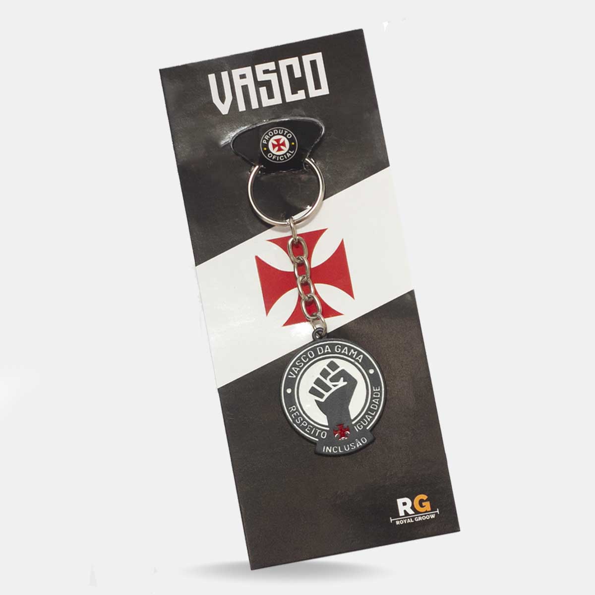 Chaveiro Vasco Respeito e Igualdade