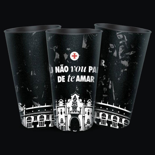 Copo Vasco Eu Não Vou Parar De Te Amar 550ml
