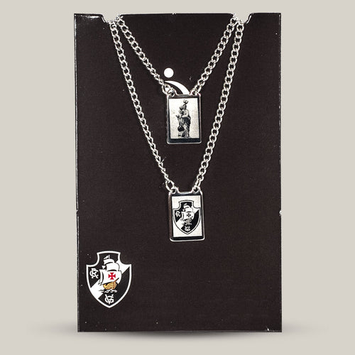 Escapulário Vasco Escudo e NS da Vitória Pequeno