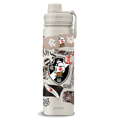Garrafa Térmica Vasco Colagem Off White 650ml