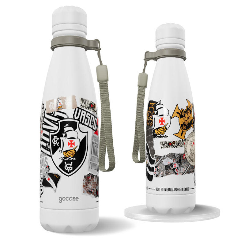 Garrafa Térmica Vasco Colagem Branca 500ml