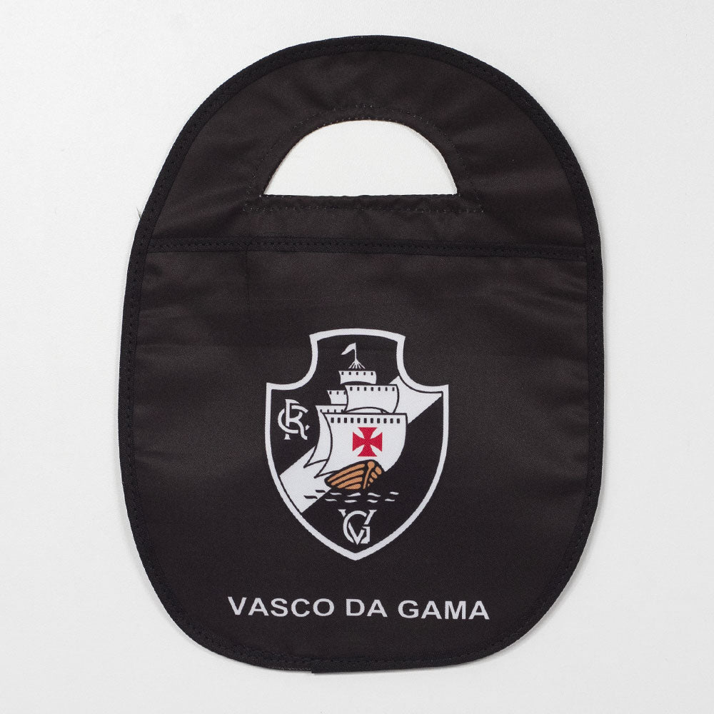 Lixeira Para Carro Vasco Escudo Preta