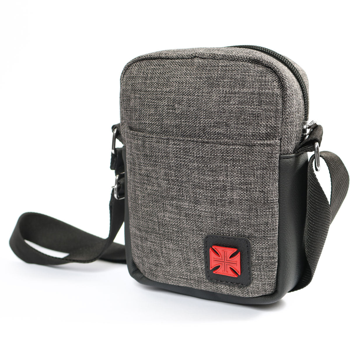 Mini Bolsa Vasco Cruz de Malta Mescla/Preto