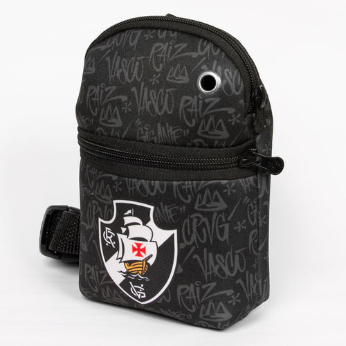 Mini Bolsa Transversal Vasco em Neoprene Escudo