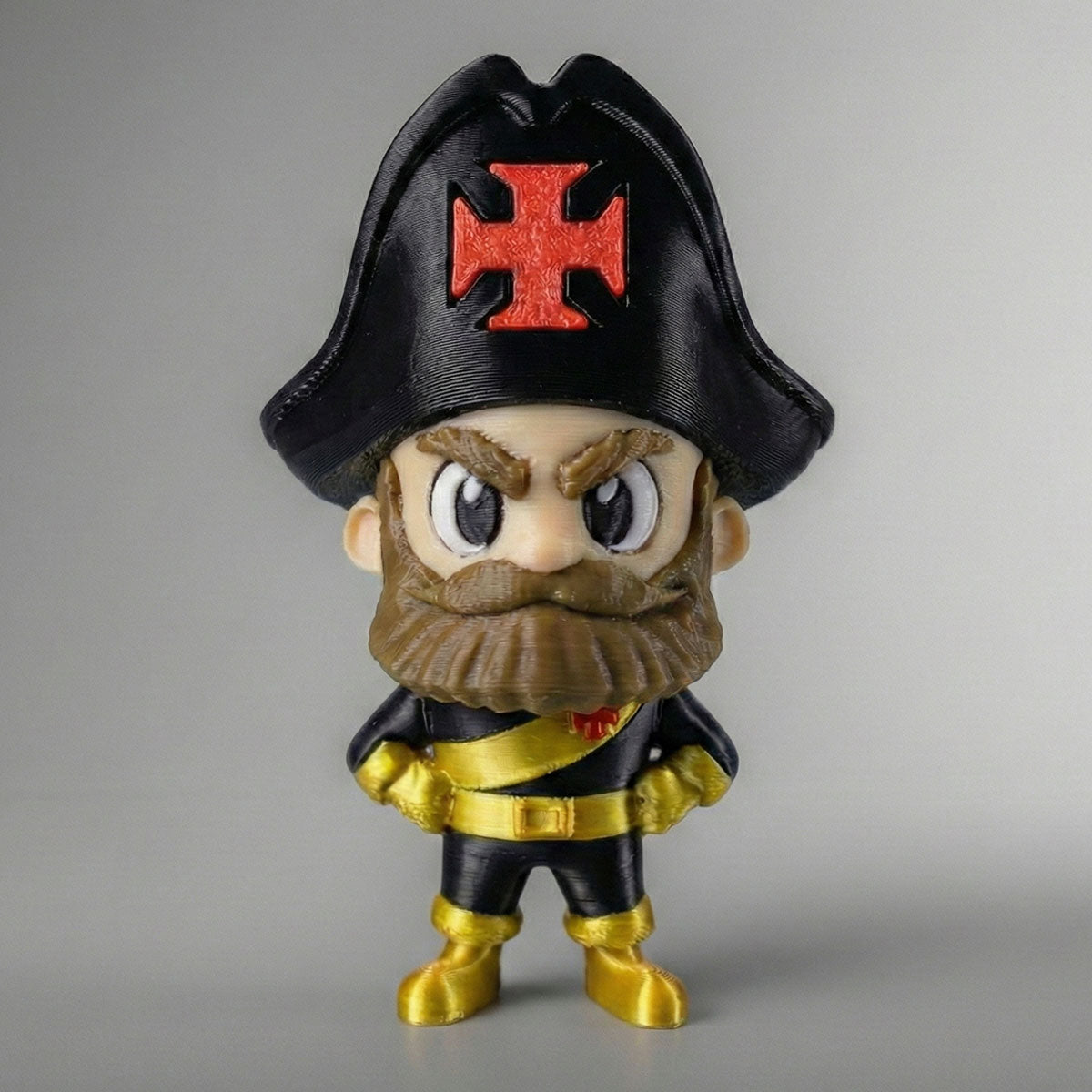 Mini Mascote Vasco Almirante Toy Dourado