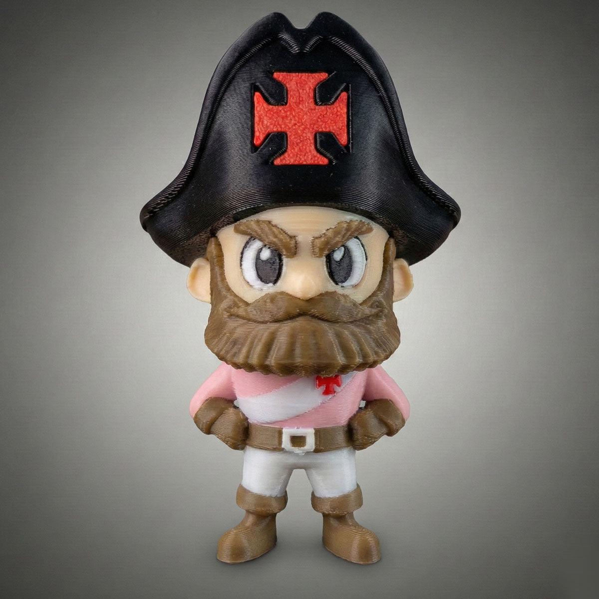 Mini Mascote Vasco Almirante Toy Rosa